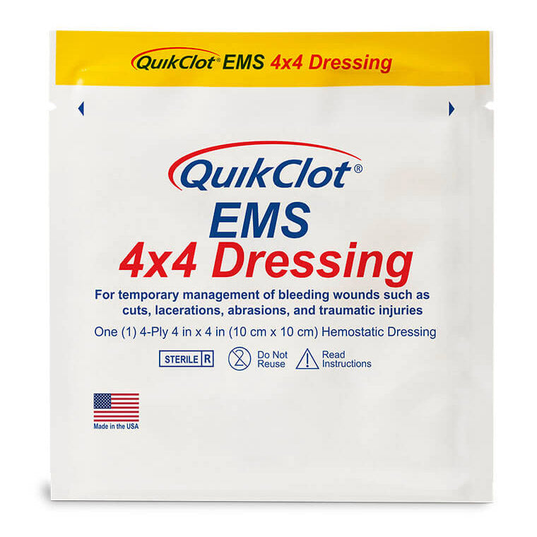 Quikclot EMS 4X4 Dressing