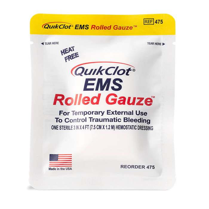 QuikClot EMS Rolled Gauze